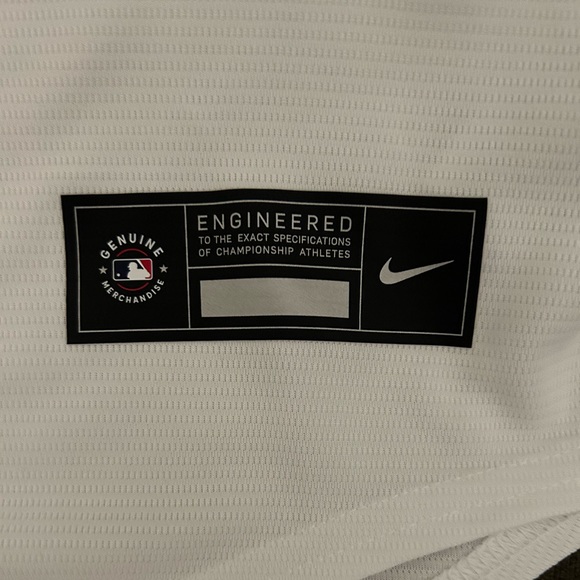 Nike Authentic Los Angeles Dodgers White Home MLB Baseball Jersey Men’s Sz: M - Picture 4 of 5